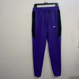 Nike Dri-Fit Showtime Basketball Pants Purple Black Lakers Men CQ0307-545 NEW